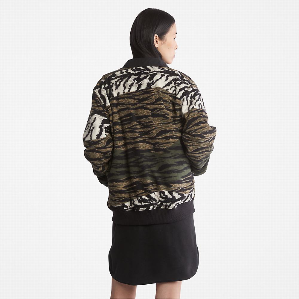 Timberland All Gender Year of the Tiger Bomber Ceket Erkek Siyah | TR-3650V