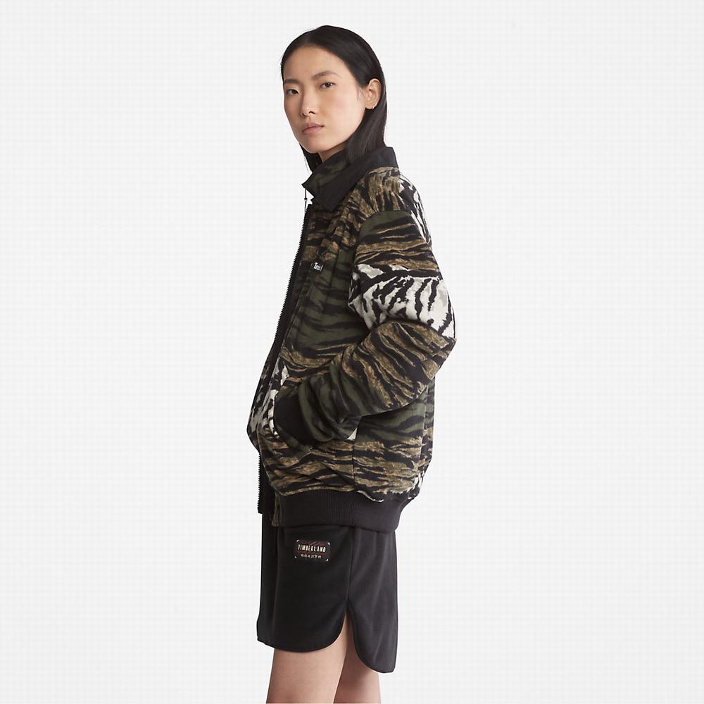 Timberland All Gender Year of the Tiger Bomber Ceket Erkek Siyah | TR-3650V
