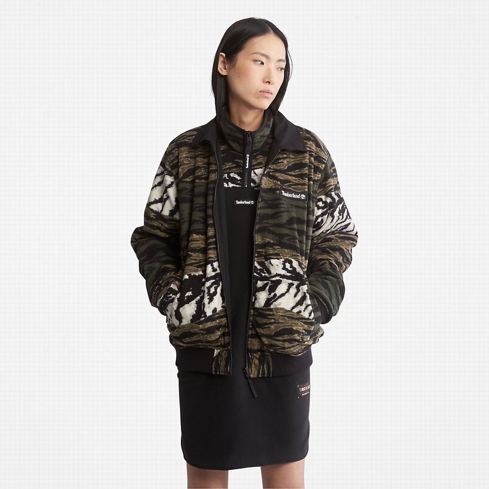 Timberland All Gender Year of the Tiger Bomber Ceket Erkek Siyah | TR-3650V