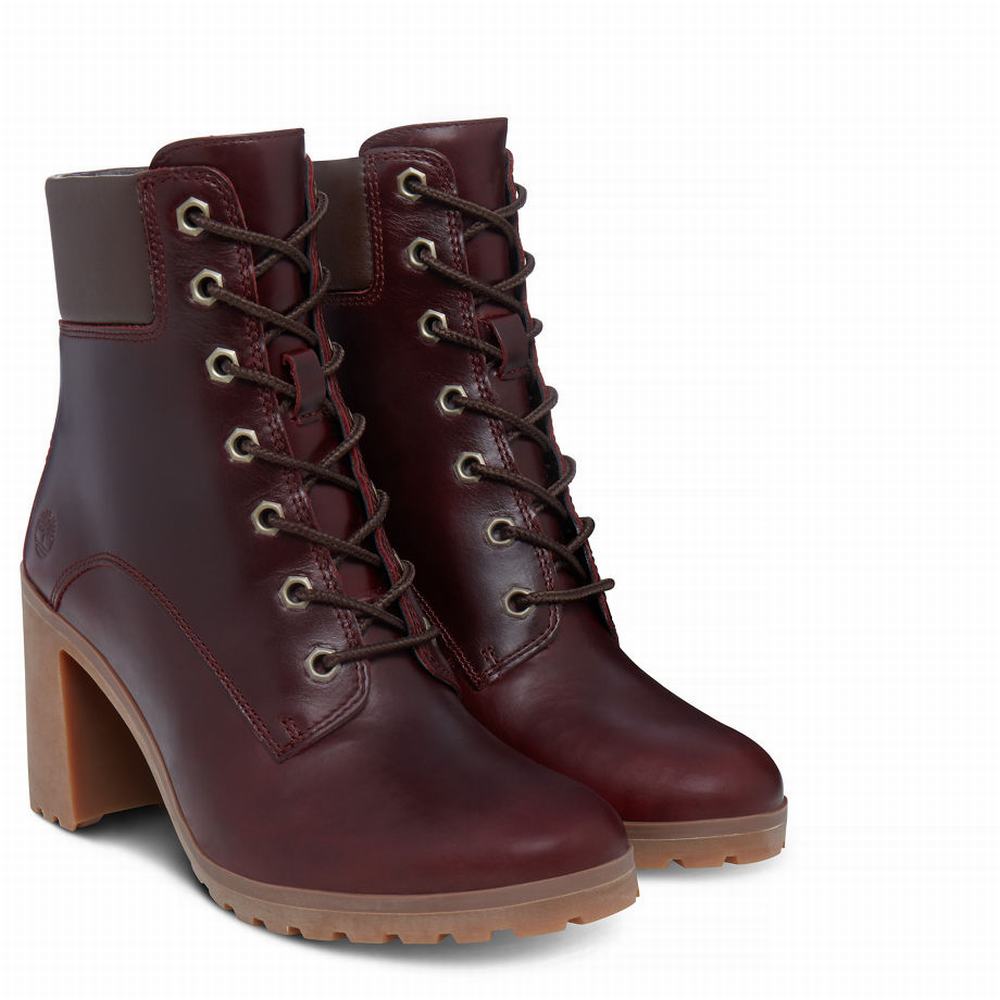Timberland Allington 6 Inch Bot Kadın Bordo | TR-8319R