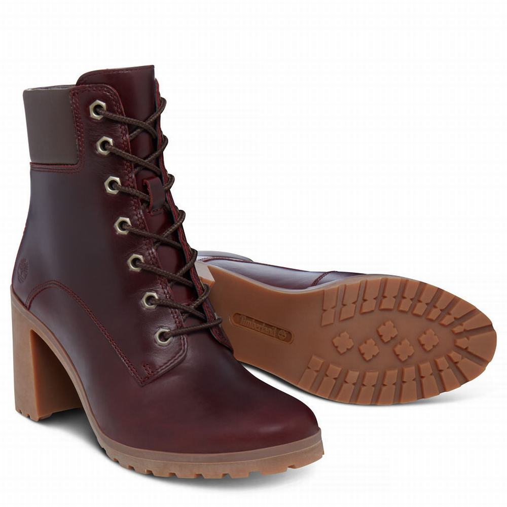 Timberland Allington 6 Inch Bot Kadın Bordo | TR-8319R