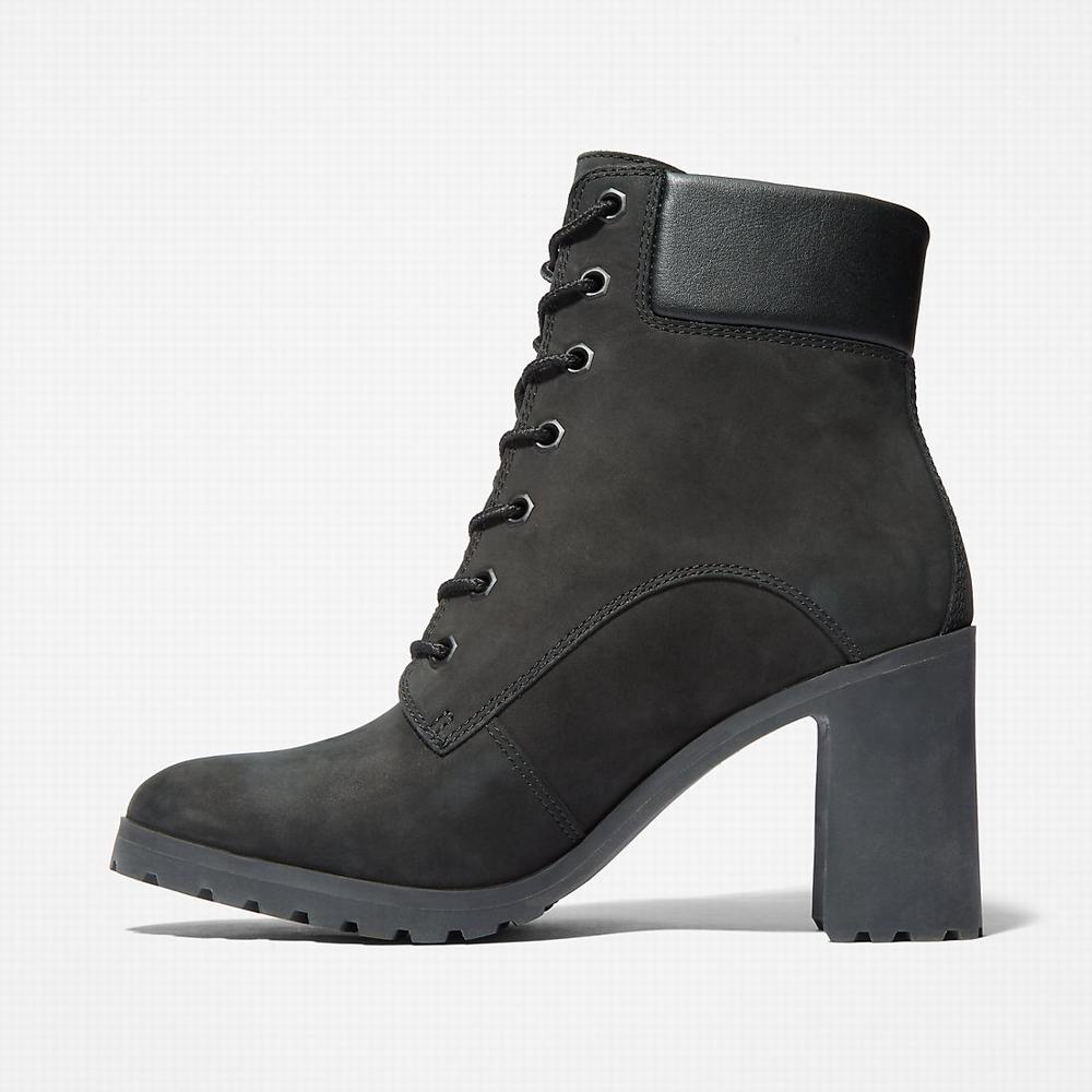 Timberland Allington 6 Inch Lace-Up Bot Kadın Siyah | TR-0476W