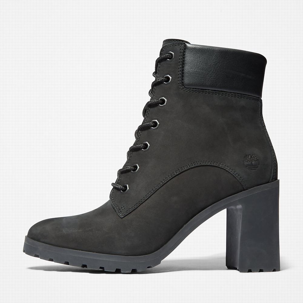 Timberland Allington 6 Inch Lace-Up Bot Kadın Siyah | TR-0476W