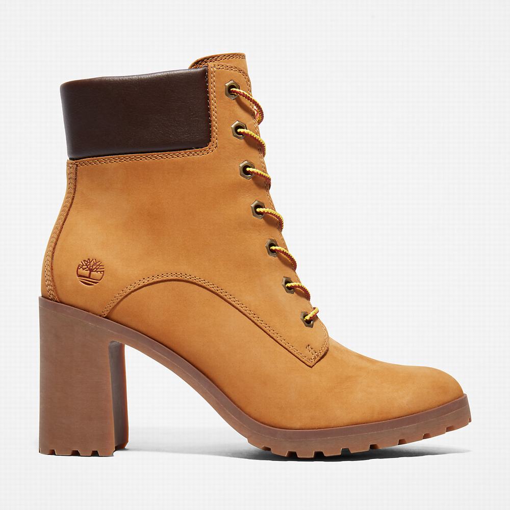 Timberland Allington 6 Inch Lace-Up Bot Kadın Sarı | TR-7364E