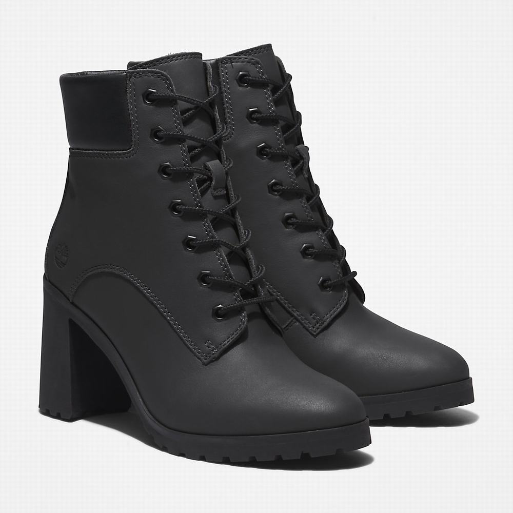 Timberland Allington Topuklu 6 Inch Bot Kadın Siyah | TR-2350P