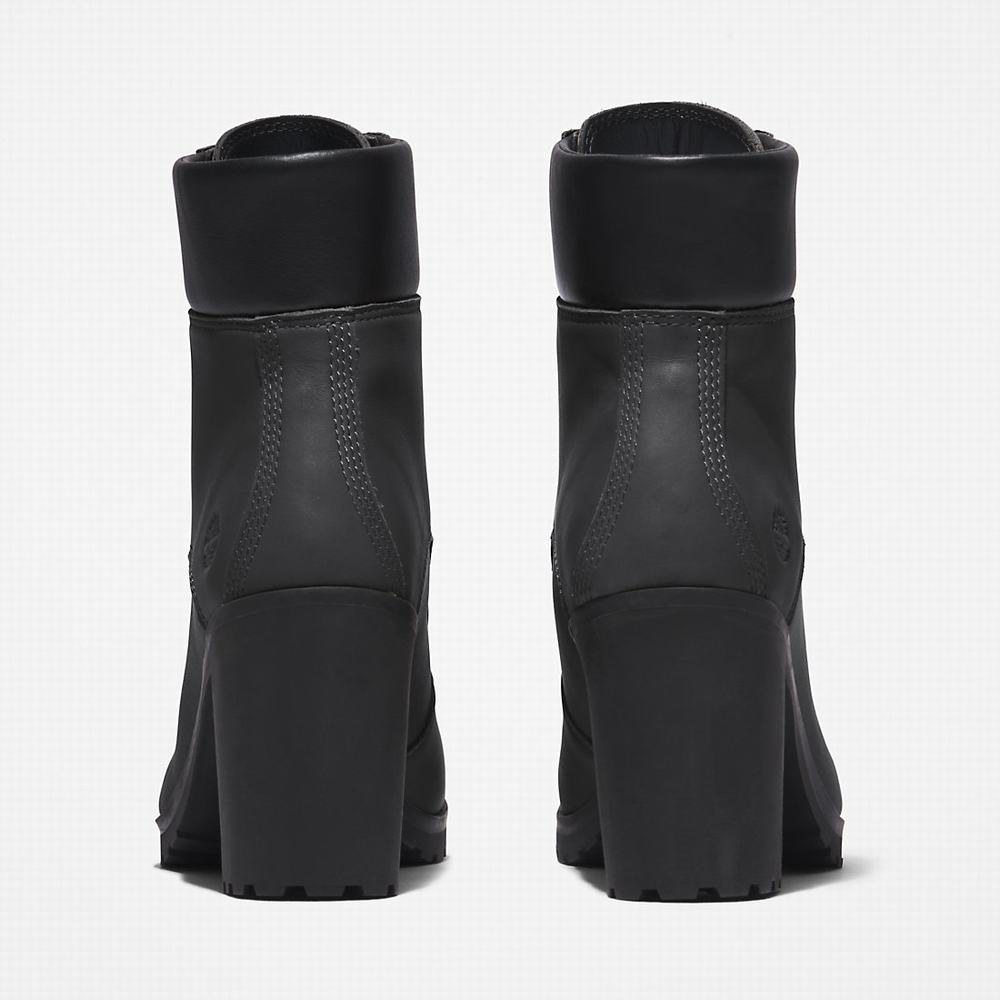 Timberland Allington Topuklu 6 Inch Bot Kadın Siyah | TR-2350P
