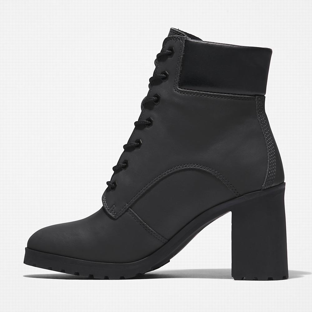 Timberland Allington Topuklu 6 Inch Bot Kadın Siyah | TR-2350P