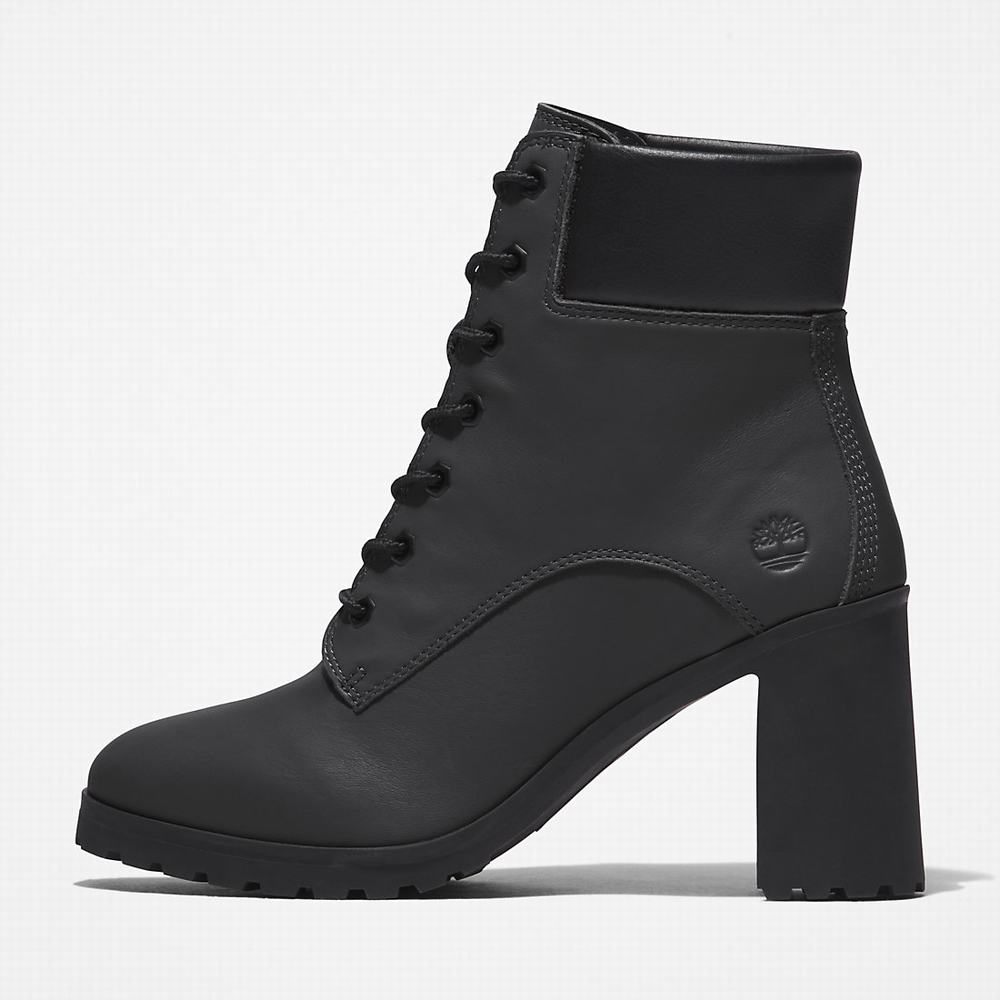 Timberland Allington Topuklu 6 Inch Bot Kadın Siyah | TR-2350P
