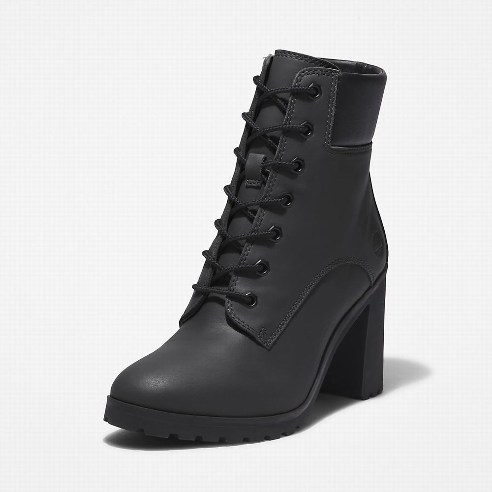 Timberland Allington Topuklu 6 Inch Bot Kadın Siyah | TR-2350P