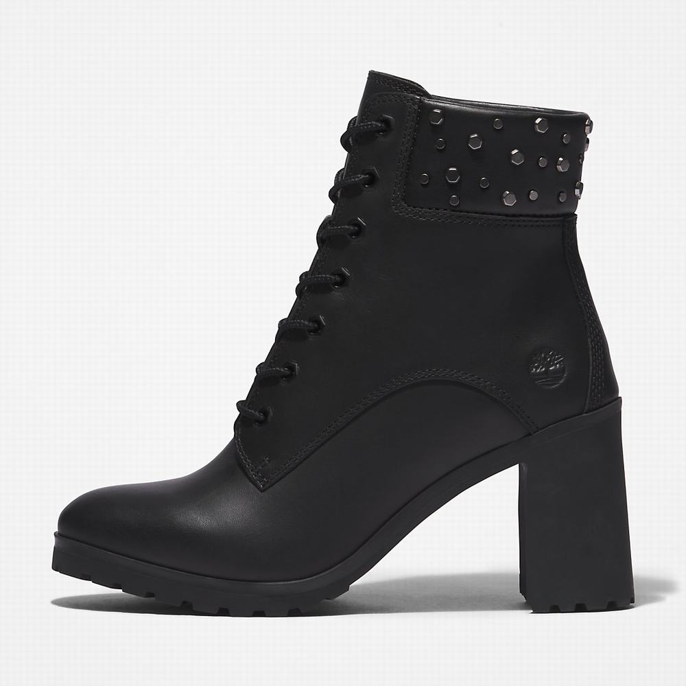 Timberland Allington Topuklu 6 Inch Bot Kadın Siyah | TR-3864U