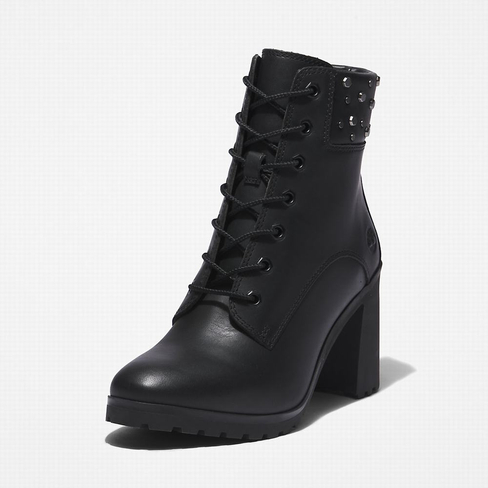 Timberland Allington Topuklu 6 Inch Bot Kadın Siyah | TR-3864U