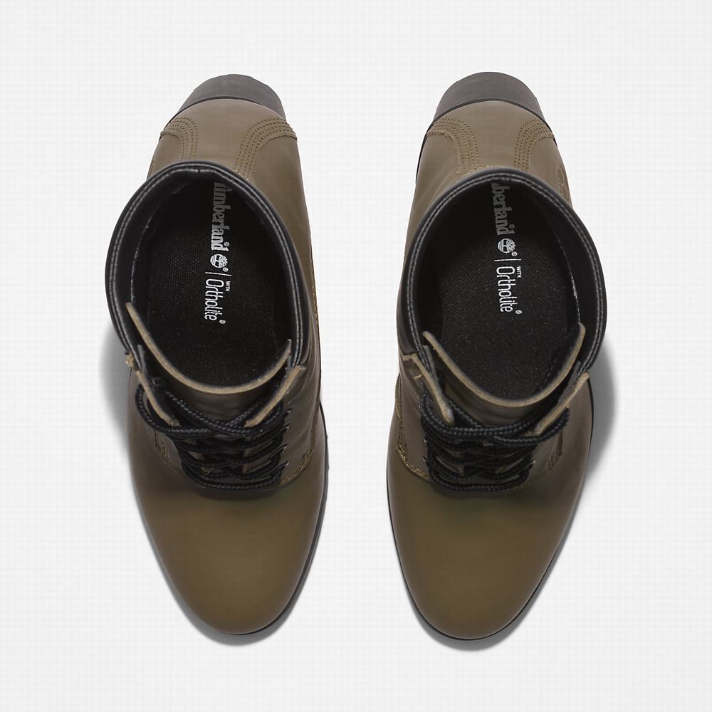 Timberland Allington Topuklu 6 Inch Bot Kadın Yeşil | TR-4653S