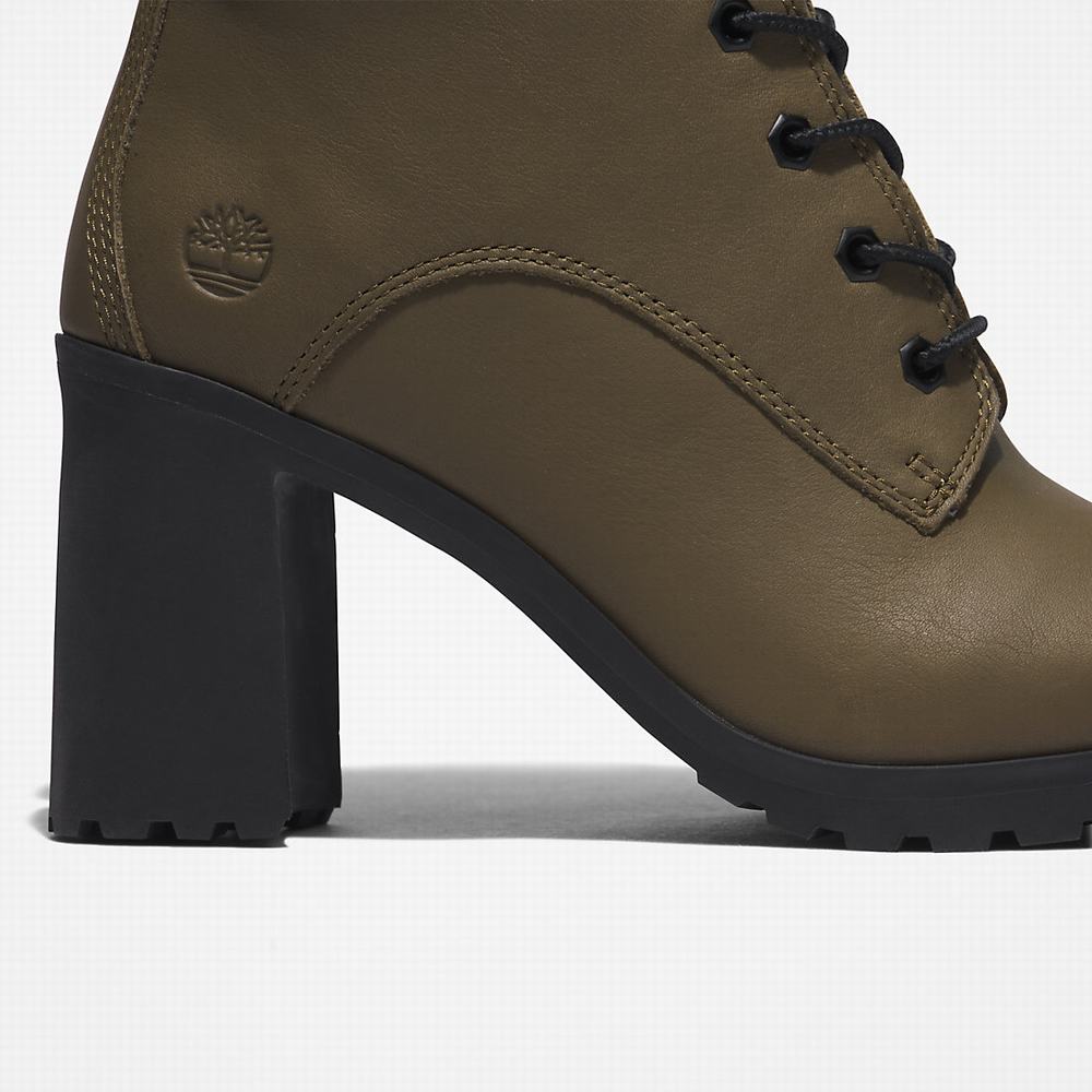 Timberland Allington Topuklu 6 Inch Bot Kadın Yeşil | TR-4653S