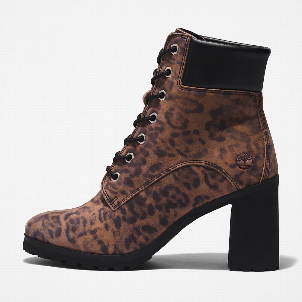 Timberland Allington Topuklu 6 Inch Bot Kadın Kahverengi | TR-9835A