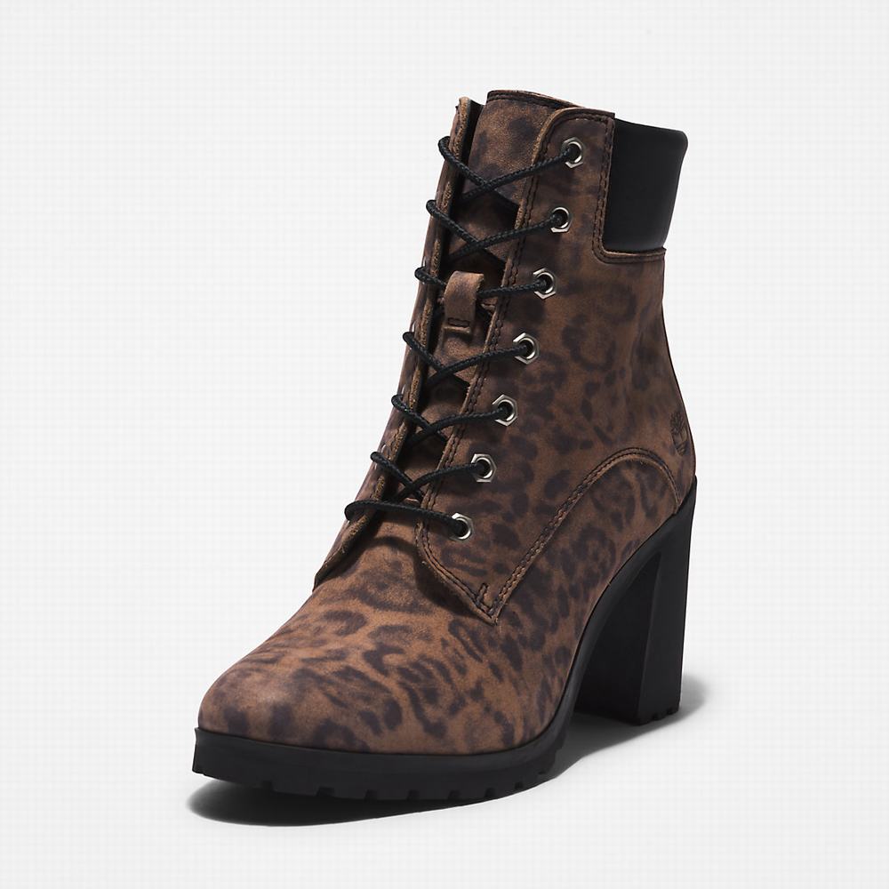 Timberland Allington Topuklu 6 Inch Bot Kadın Kahverengi | TR-9835A
