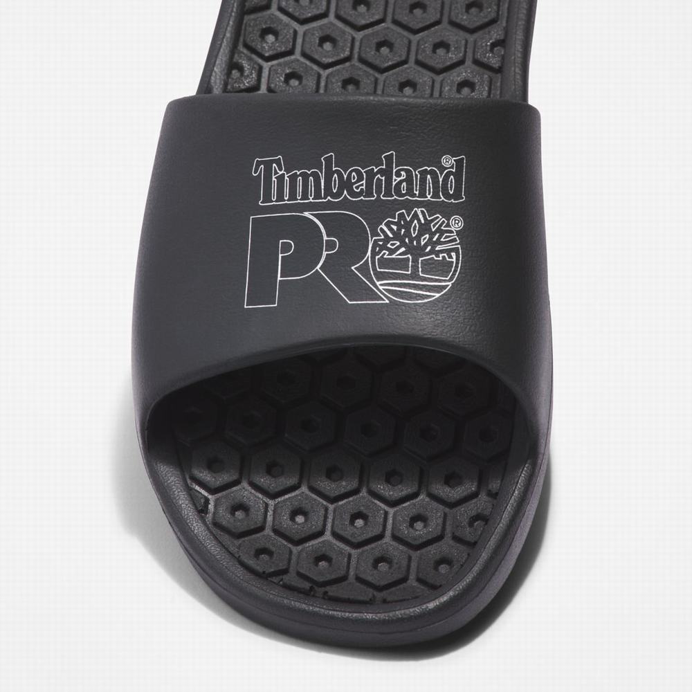 Timberland Anti-Fatigue Teknolojileri Terlik İş Ayakkabısı Erkek Siyah Gümüş | TR-2648Y