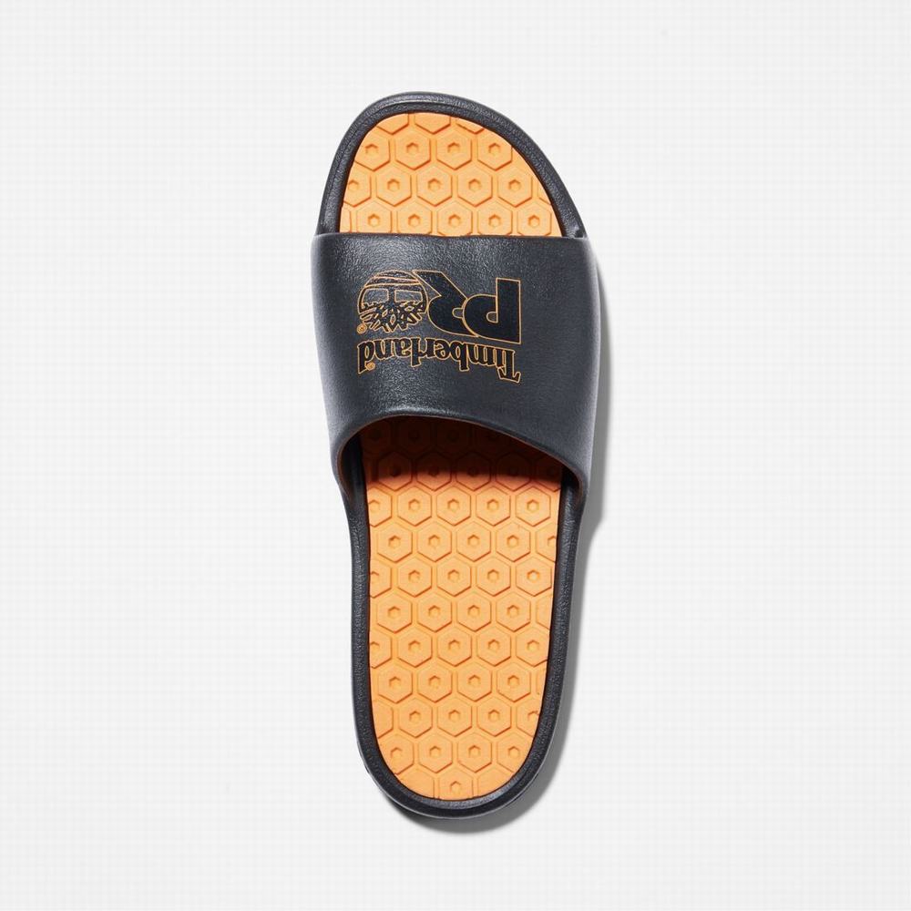 Timberland Anti-Fatigue Teknolojileri Terlik Terlik Kadın Siyah Turuncu | TR-5892J