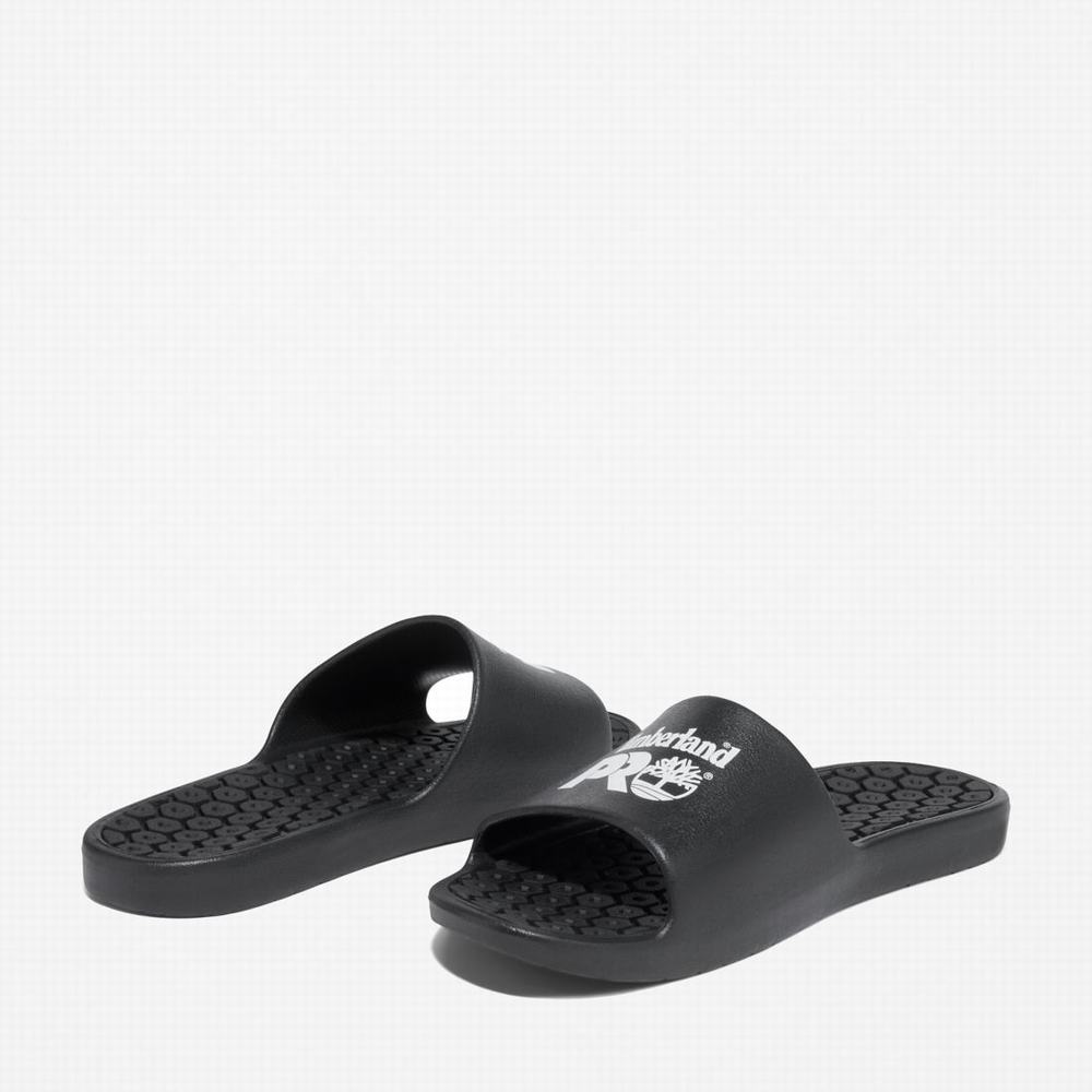 Timberland Anti-Fatigue Teknolojileri Terlik Terlik Kadın Siyah Beyaz | TR-5961G