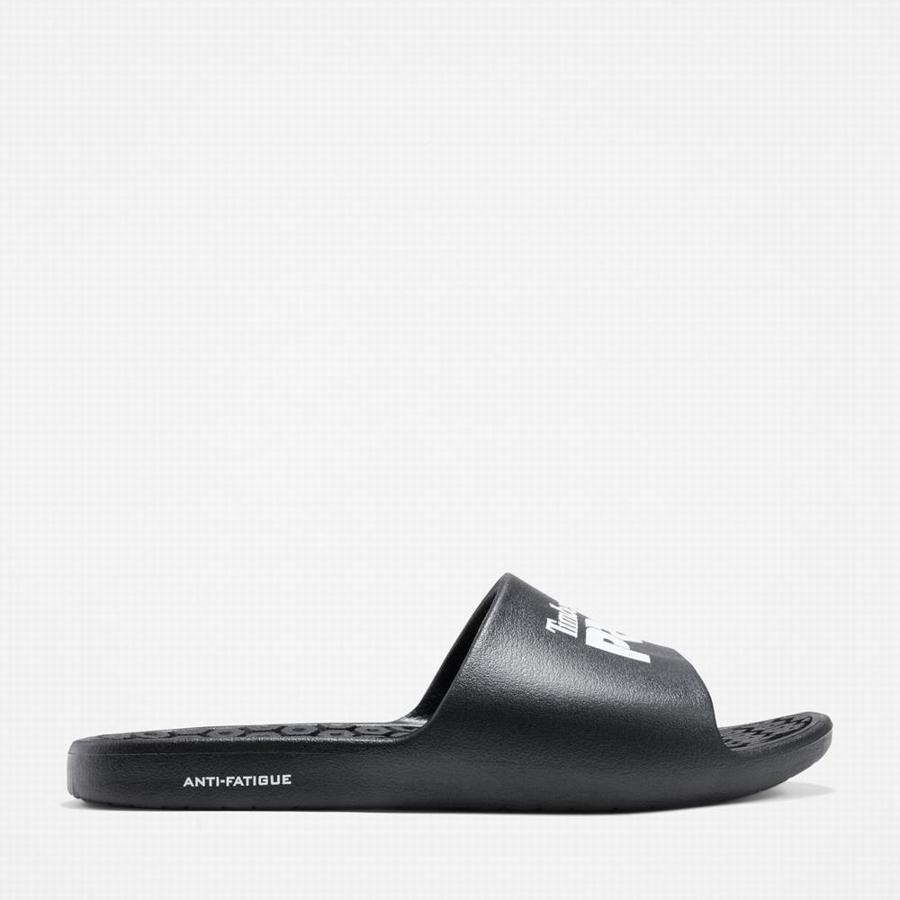 Timberland Anti-Fatigue Teknolojileri Terlik Terlik Erkek Siyah Beyaz | TR-8312T