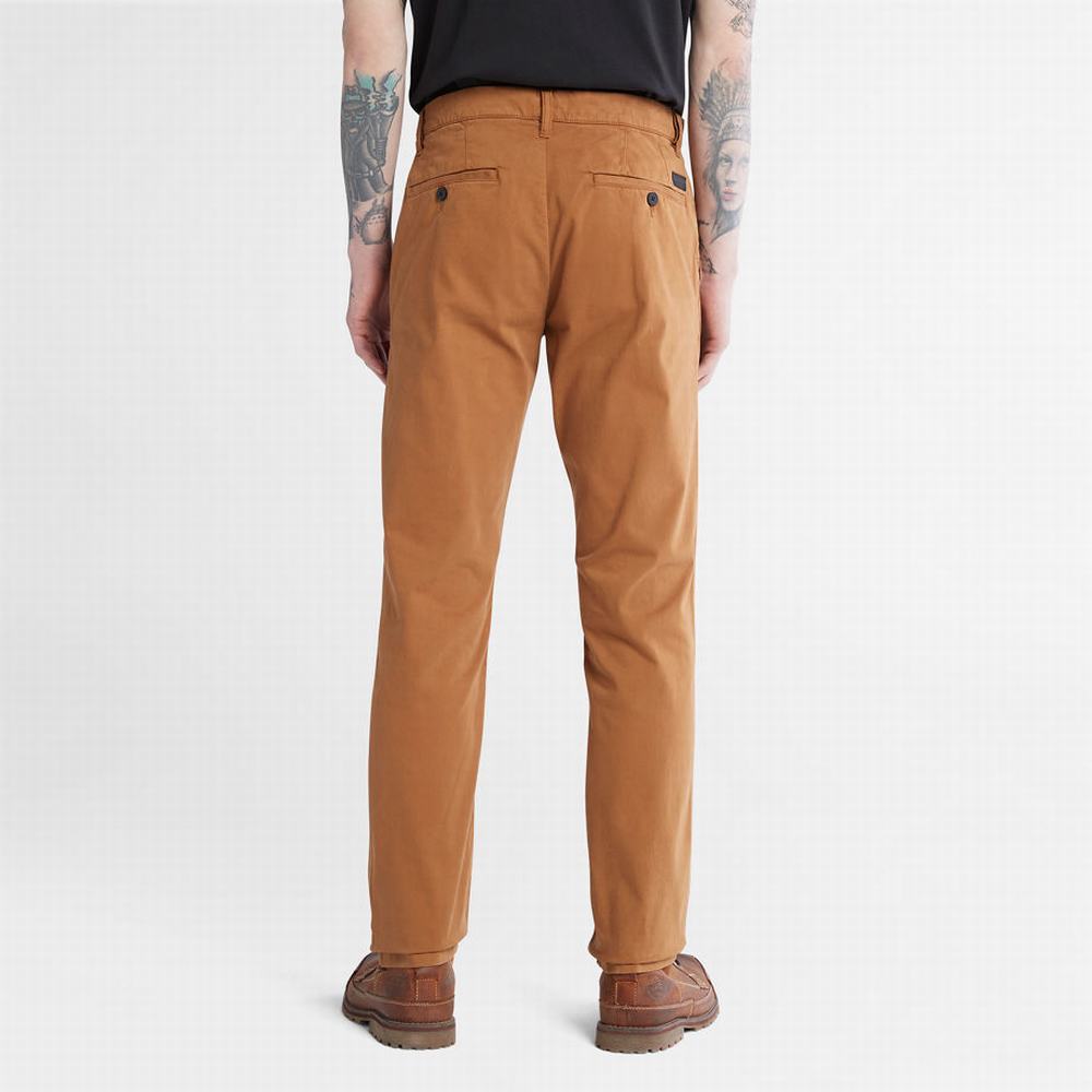 Timberland Anti-odour Ultra-stretch Chinos Pantolon Erkek Kahverengi | TR-0265V