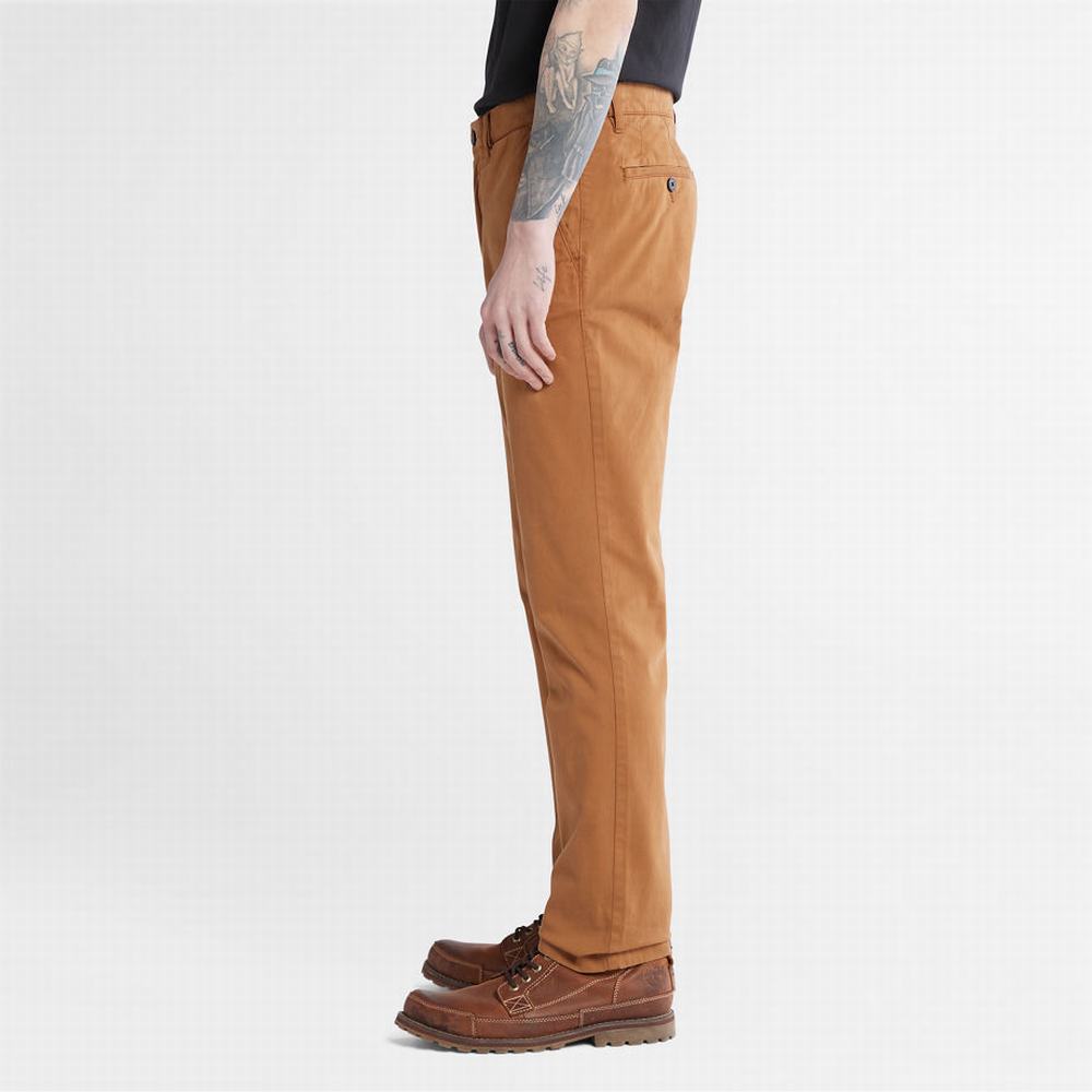 Timberland Anti-odour Ultra-stretch Chinos Pantolon Erkek Kahverengi | TR-0265V