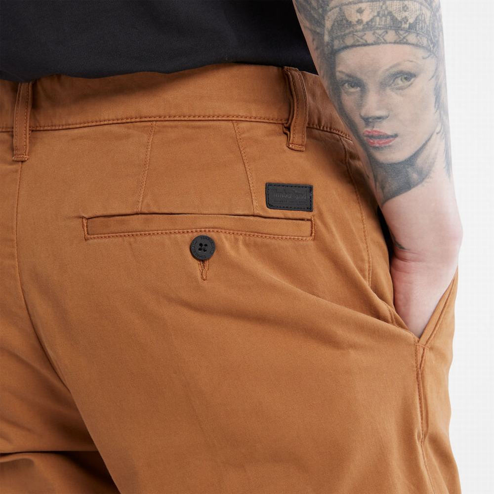 Timberland Anti-odour Ultra-stretch Chinos Pantolon Erkek Kahverengi | TR-0265V