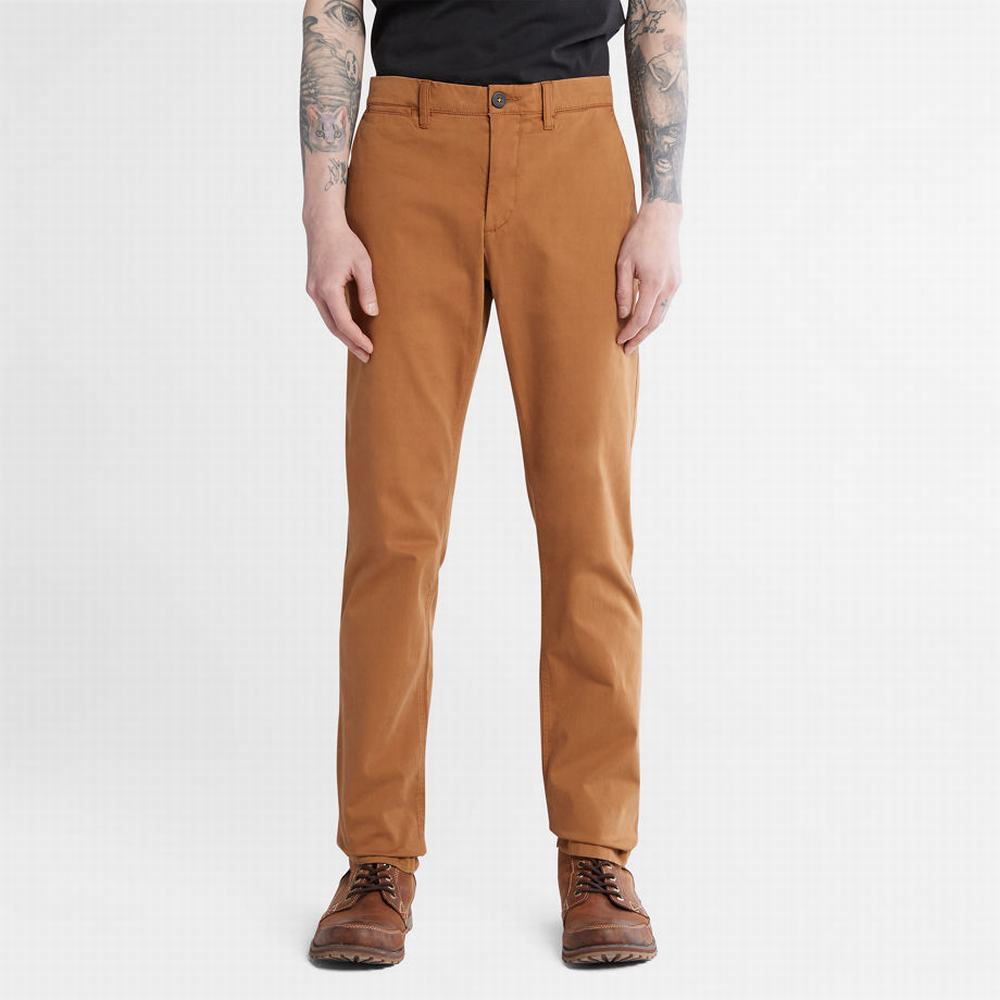 Timberland Anti-odour Ultra-stretch Chinos Pantolon Erkek Kahverengi | TR-0265V