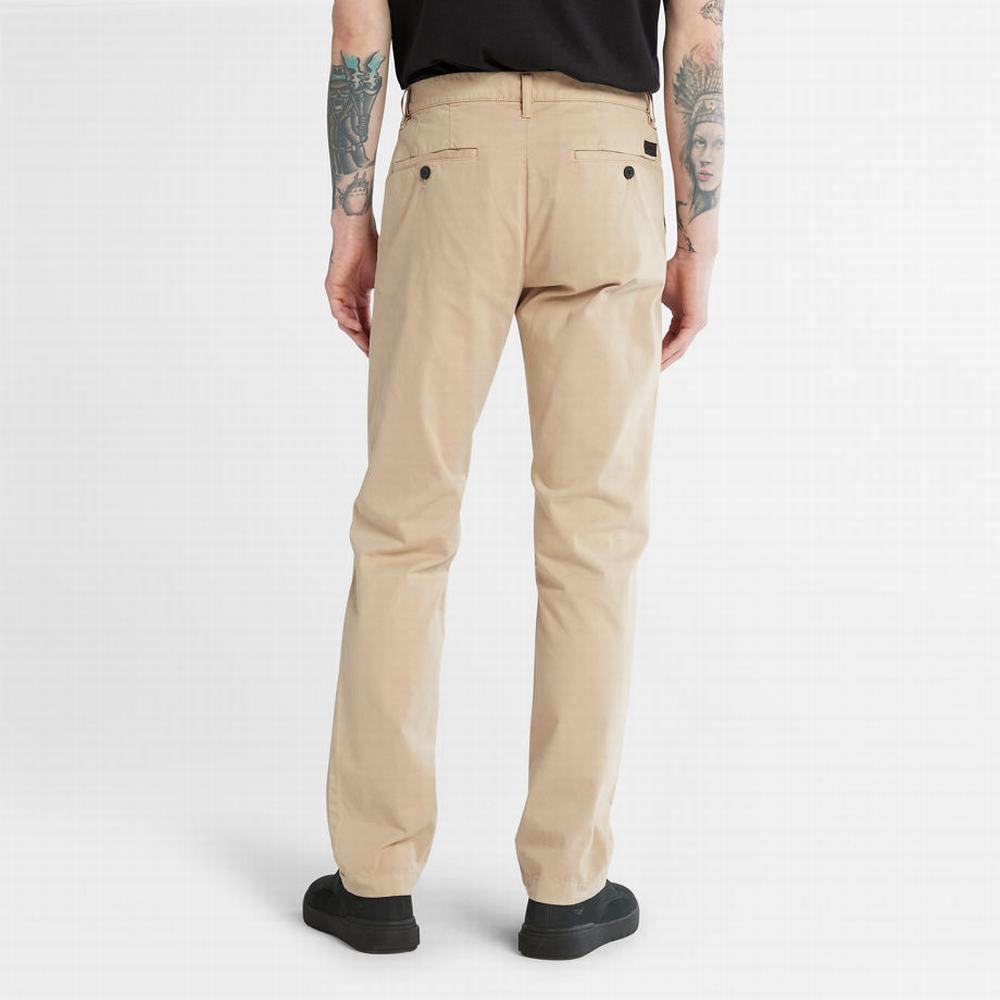 Timberland Anti-odour Ultra-stretch Chinos Pantolon Erkek Bej Rengi | TR-0936N