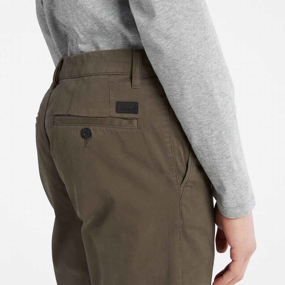 Timberland Anti-odour Ultra-stretch Chinos Pantolon Erkek Yeşil | TR-1486C
