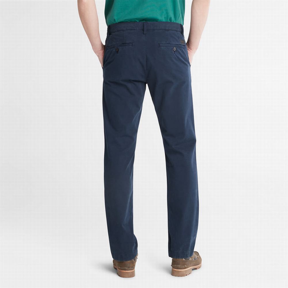 Timberland Anti-odour Ultra-stretch Chinos Pantolon Erkek Lacivert | TR-9163Q