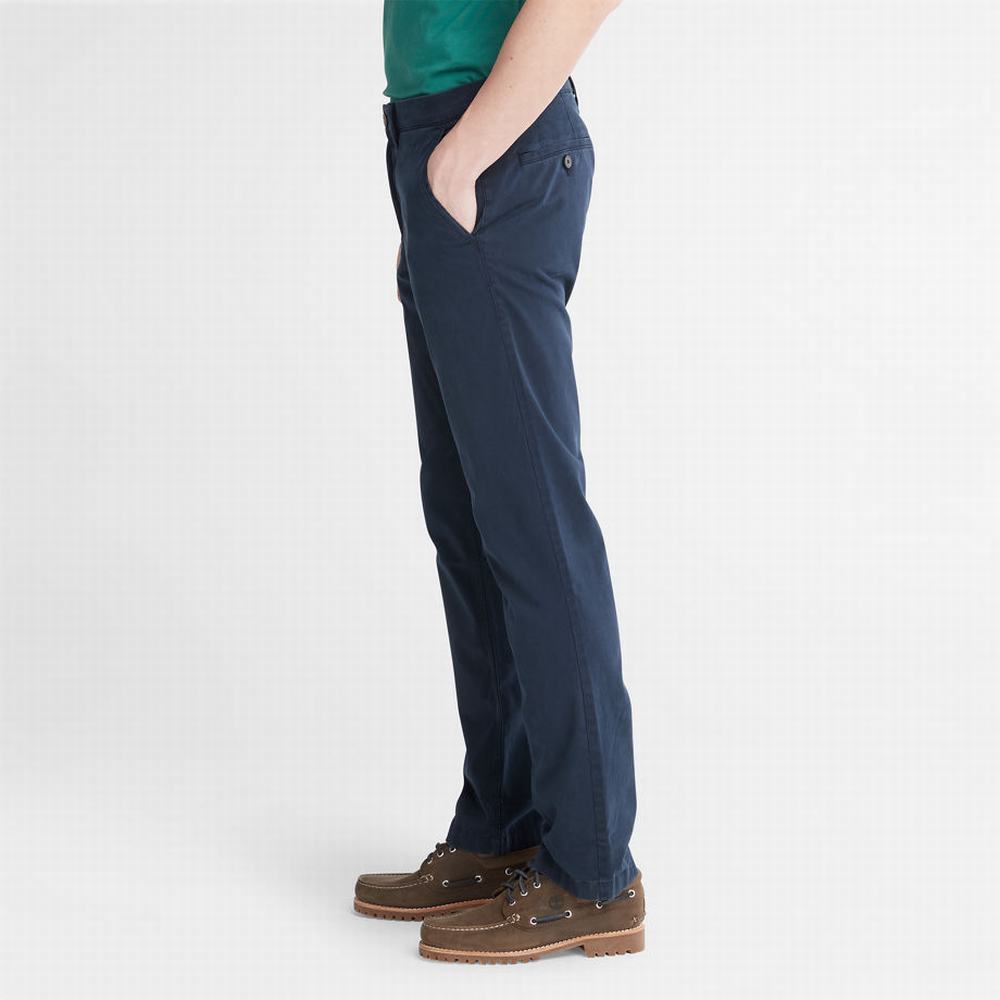 Timberland Anti-odour Ultra-stretch Chinos Pantolon Erkek Lacivert | TR-9163Q