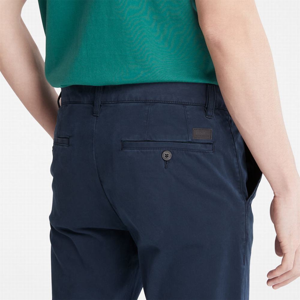 Timberland Anti-odour Ultra-stretch Chinos Pantolon Erkek Lacivert | TR-9163Q