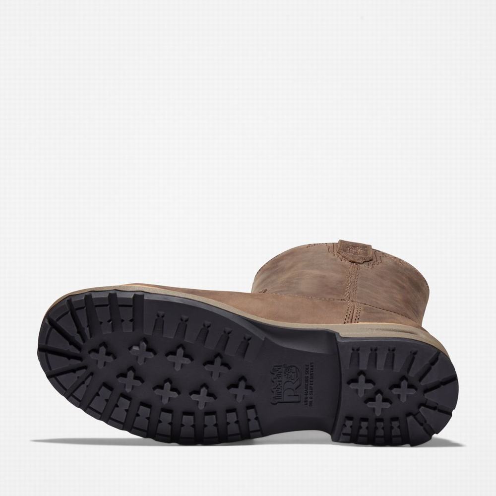 Timberland Ashlar Pull On Alloy Burunlu Waterproof Iş Botu Kadın Kahverengi | TR-2549B
