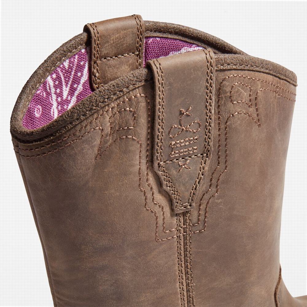 Timberland Ashlar Pull On Alloy Burunlu Waterproof Iş Botu Kadın Kahverengi | TR-2549B
