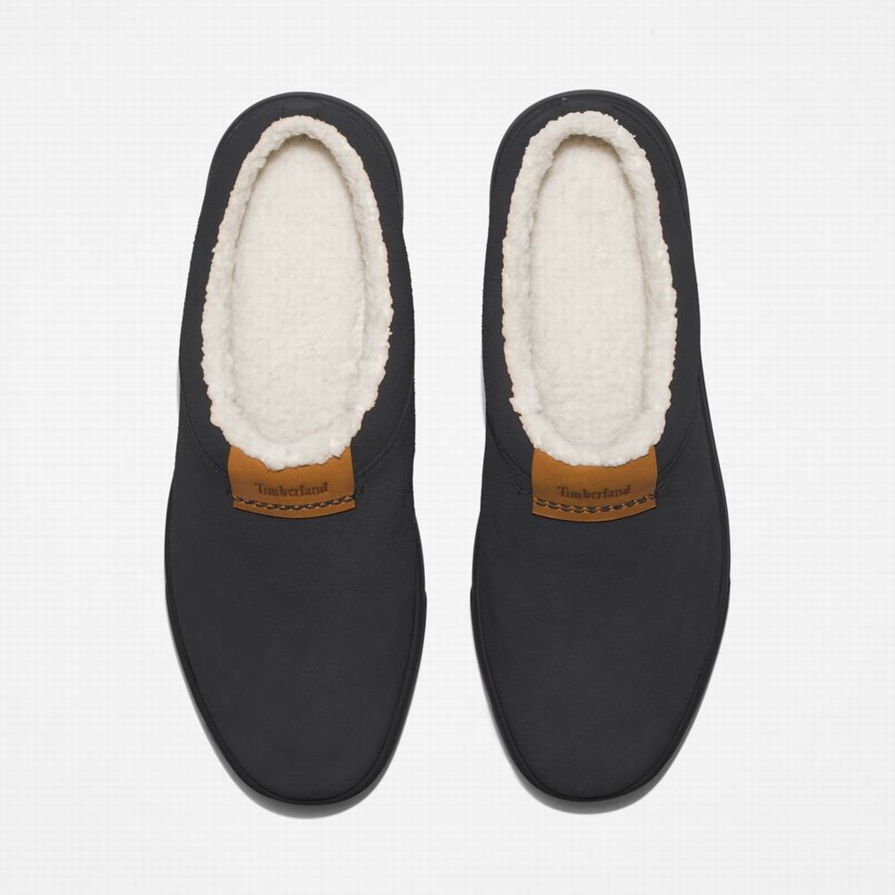 Timberland Ashwood Park Leather Terlik Erkek Siyah | TR-2051E