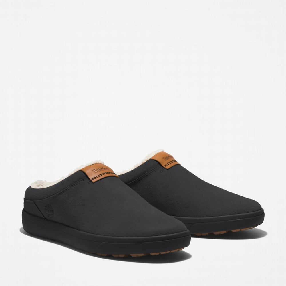 Timberland Ashwood Park Leather Terlik Erkek Siyah | TR-2051E