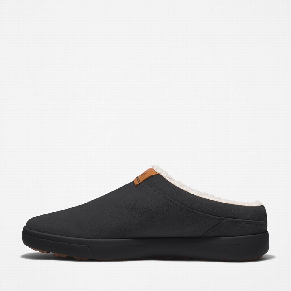 Timberland Ashwood Park Leather Terlik Erkek Siyah | TR-2051E