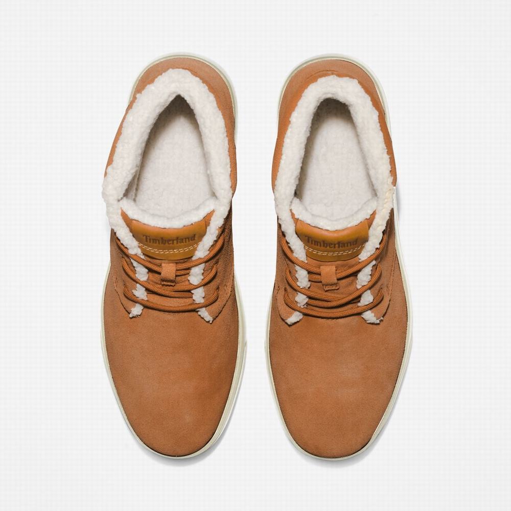 Timberland Ashwood Park Warm-Astar Chukka Bot Erkek Kahverengi | TR-3876P