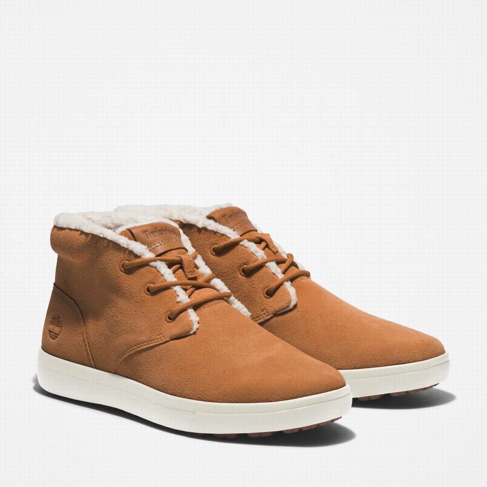 Timberland Ashwood Park Warm-Astar Chukka Bot Erkek Kahverengi | TR-3876P