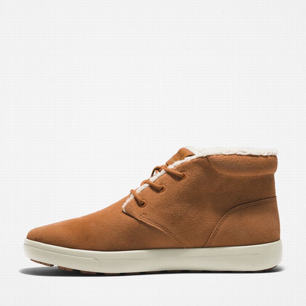 Timberland Ashwood Park Warm-Astar Chukka Bot Erkek Kahverengi | TR-3876P