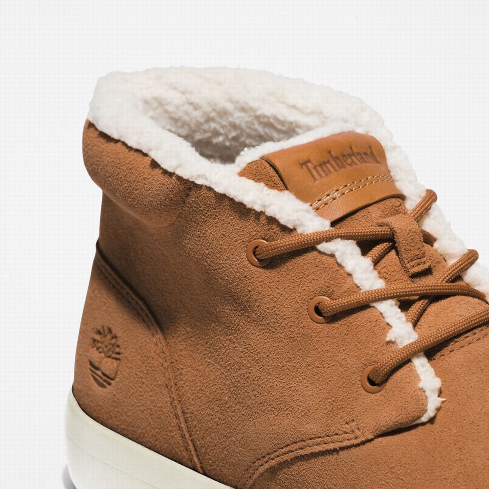 Timberland Ashwood Park Warm-Astar Chukka Bot Erkek Kahverengi | TR-3876P