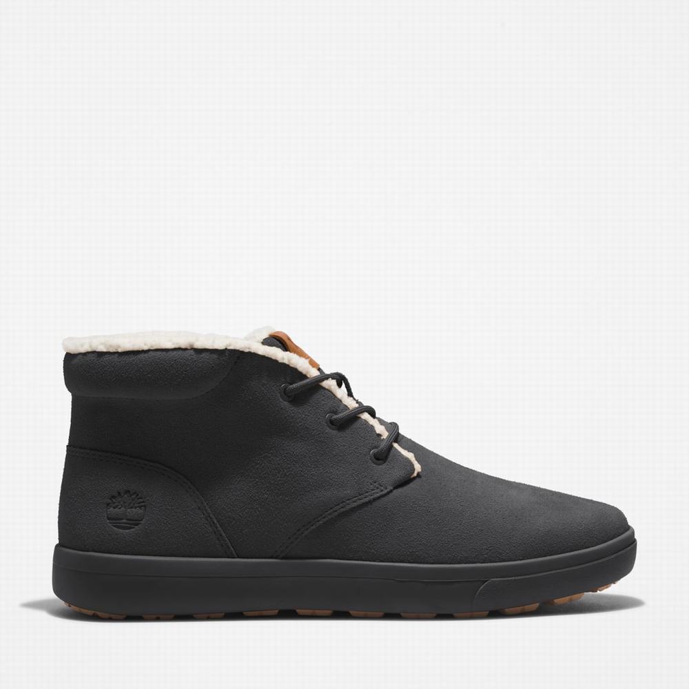 Timberland Ashwood Park Warm-Astar Chukka Bot Erkek Siyah | TR-5016T