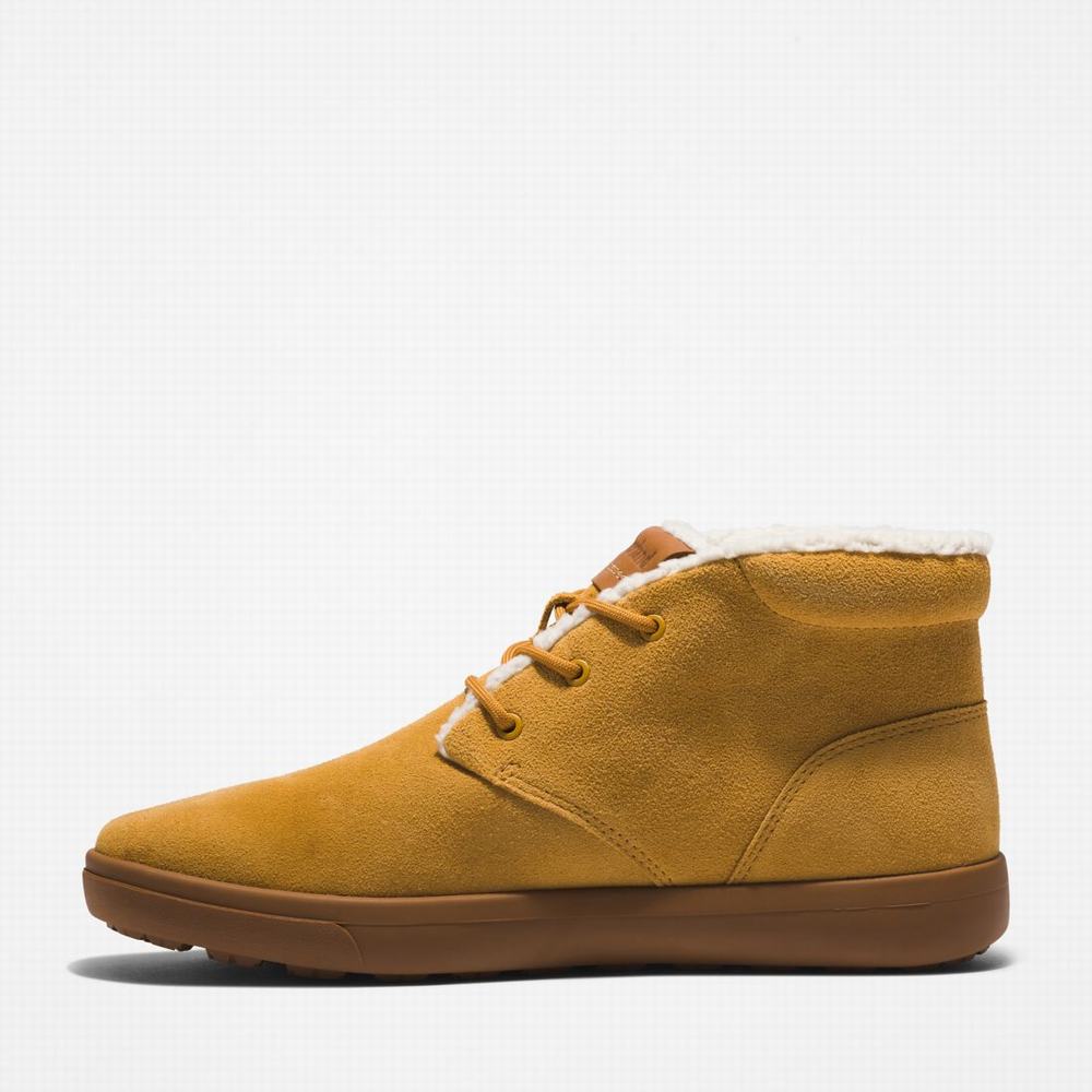 Timberland Ashwood Park Warm-Astar Chukka Bot Erkek Kahverengi | TR-6478Y