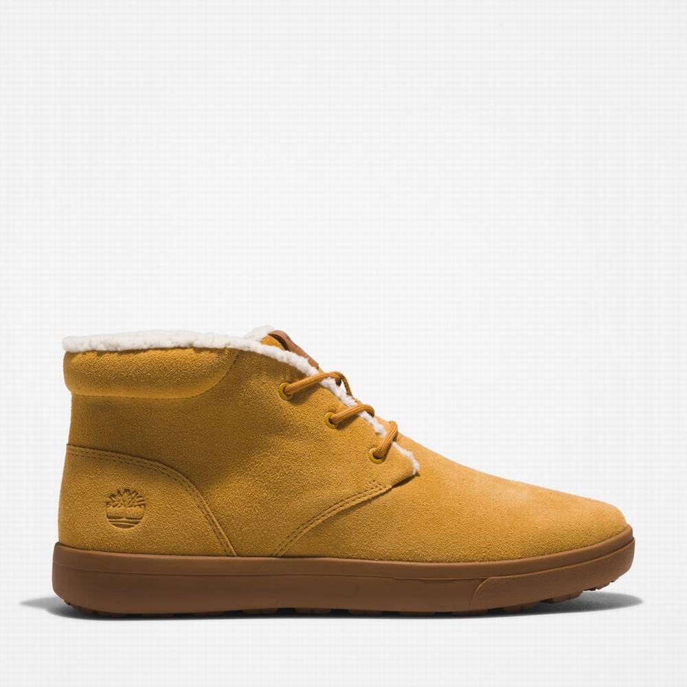 Timberland Ashwood Park Warm-Astar Chukka Bot Erkek Kahverengi | TR-6478Y