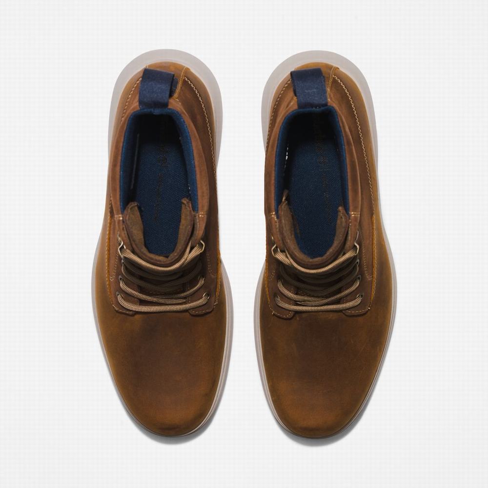 Timberland Atwells Ave Waterproof Bot Erkek Koyu Kahverengi | TR-3056Q
