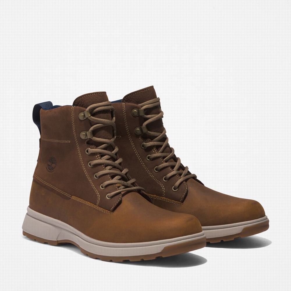 Timberland Atwells Ave Waterproof Bot Erkek Koyu Kahverengi | TR-3056Q
