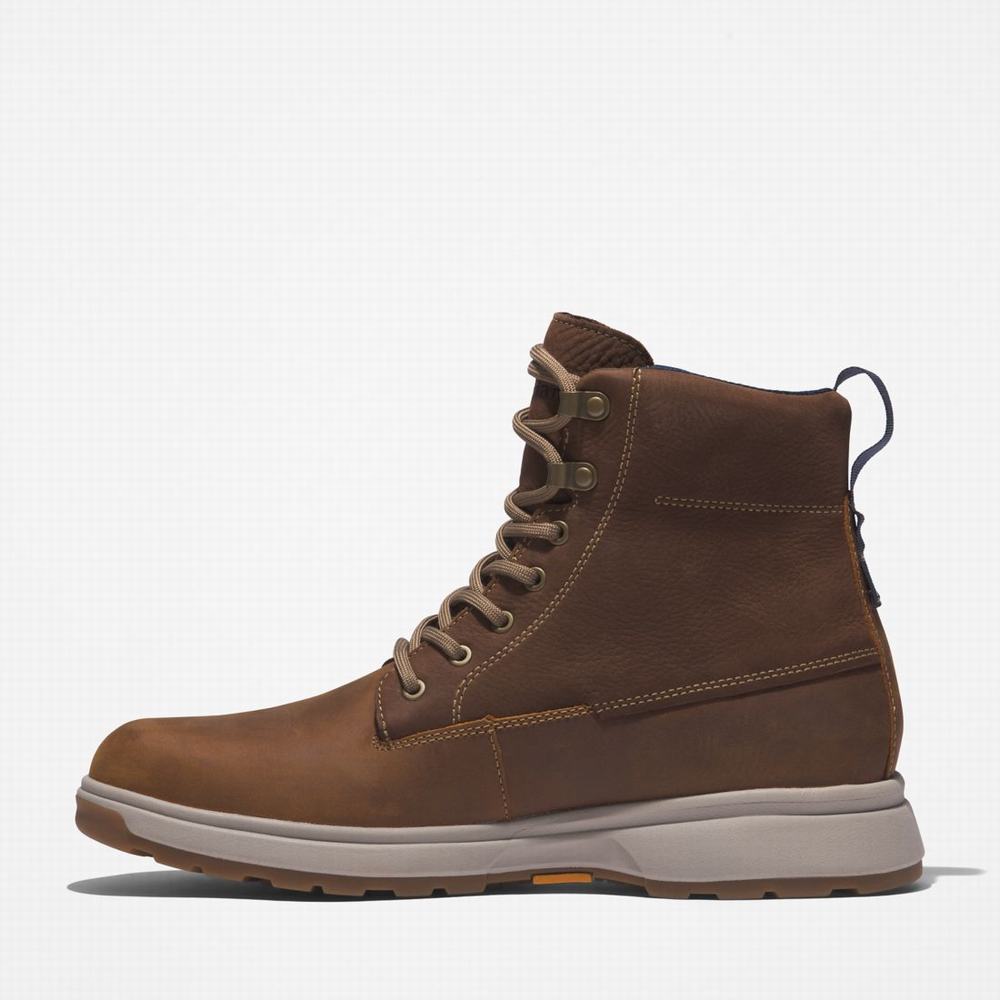 Timberland Atwells Ave Waterproof Bot Erkek Koyu Kahverengi | TR-3056Q