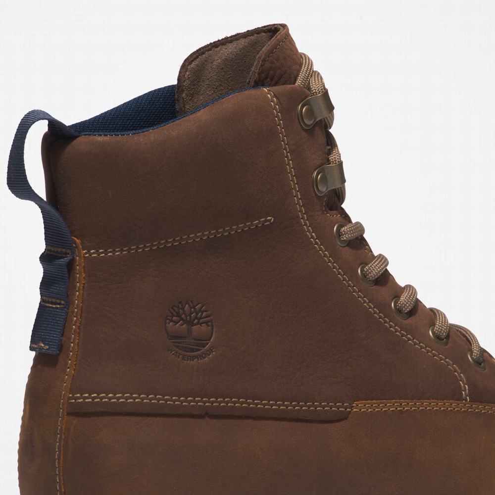 Timberland Atwells Ave Waterproof Bot Erkek Koyu Kahverengi | TR-3056Q