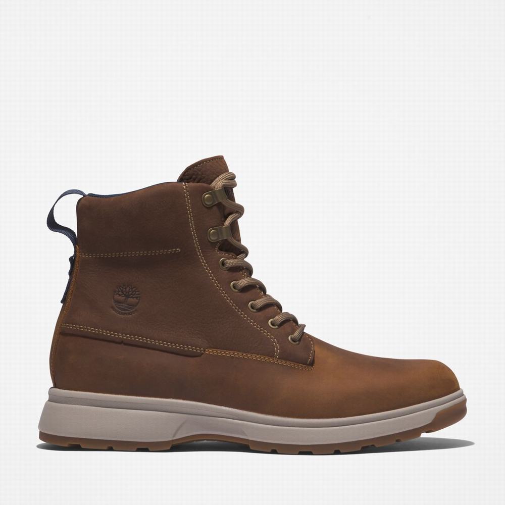 Timberland Atwells Ave Waterproof Bot Erkek Koyu Kahverengi | TR-3056Q