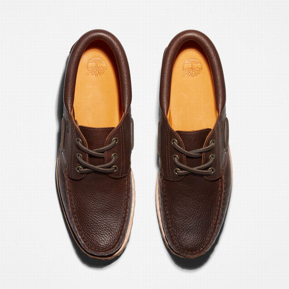 Timberland Authentic 3-Eye Tekne Ayakkabısı Erkek Koyu Kahverengi | TR-7208Z